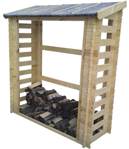 Kaminholz-Unterstand Roma - 1,80 x 0,70 Meter
