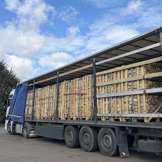 Esche Brennholz – komplette LKW-Ladung